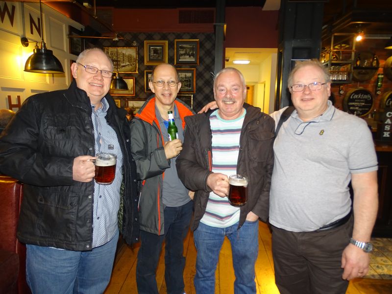 ???, Chris James, Tony Leach and Graham Whiteside